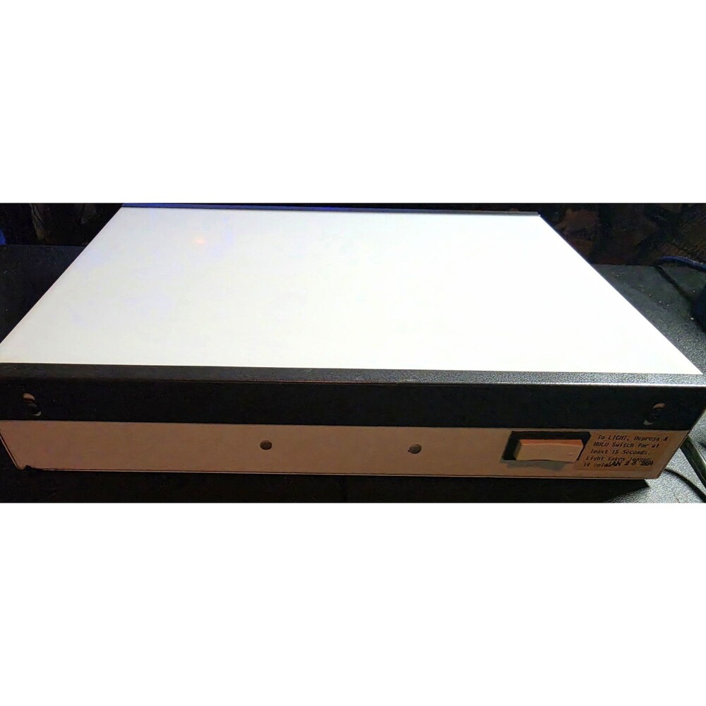 Apollo LB101 Portable Light Box Slide Negative Tracing Viewer Made USA WORKING